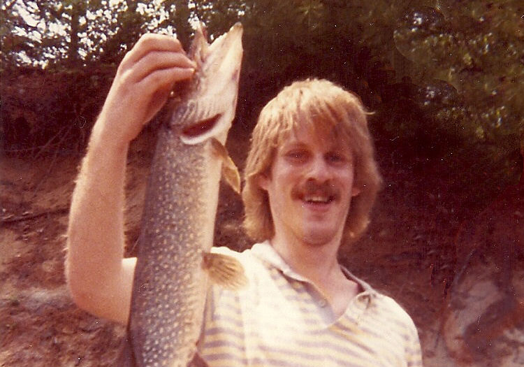 Ron Zinn with a northern pike