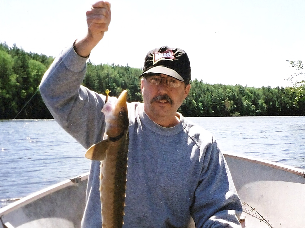 Phil's first sturgeon... ever!