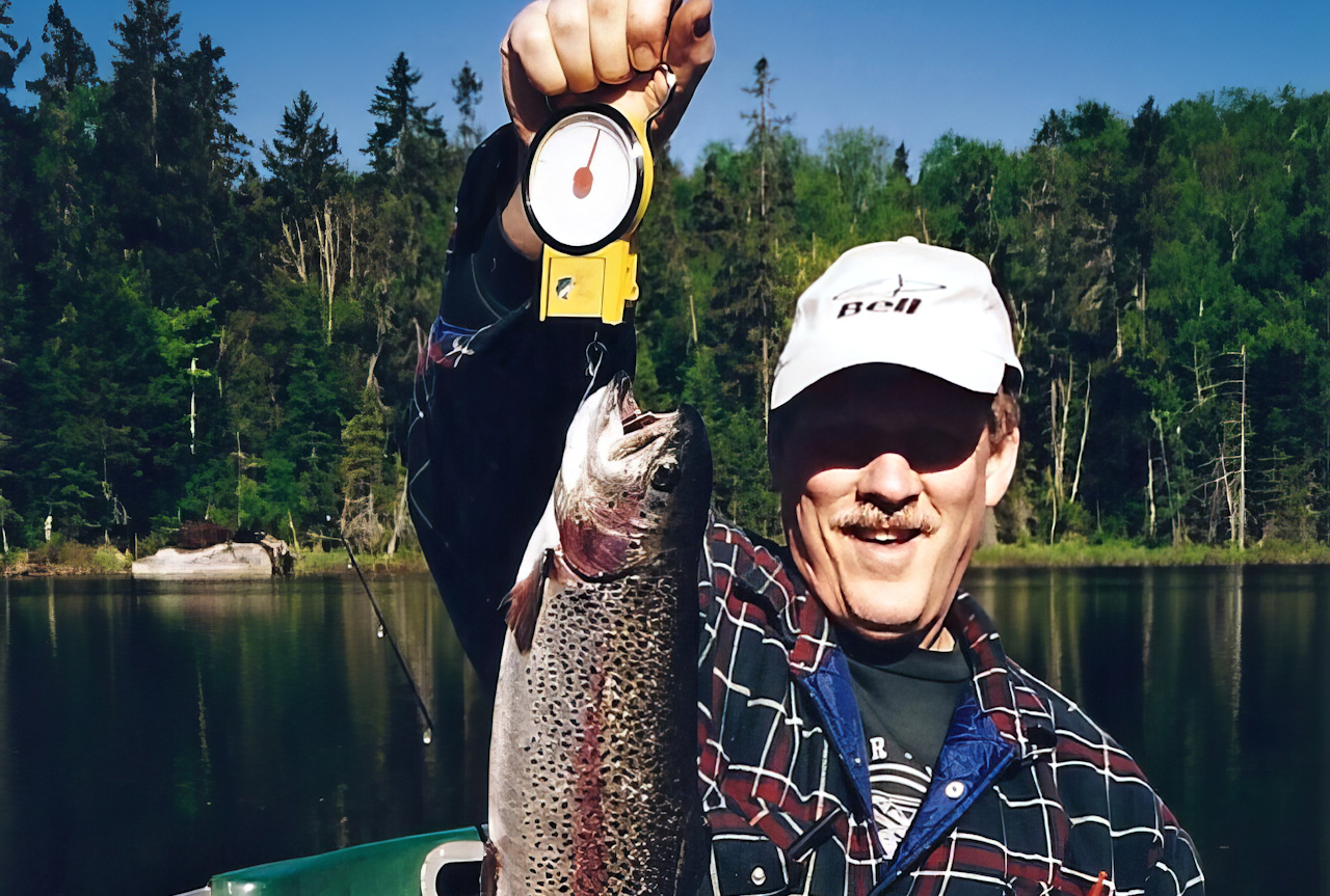 Ron with a 4-pound speckled trout