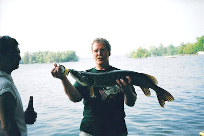 Al Macintyre with his week-end winning 8.5 pound northern pike.