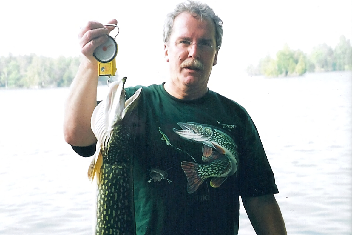 The winning 8.5 pound northern pike